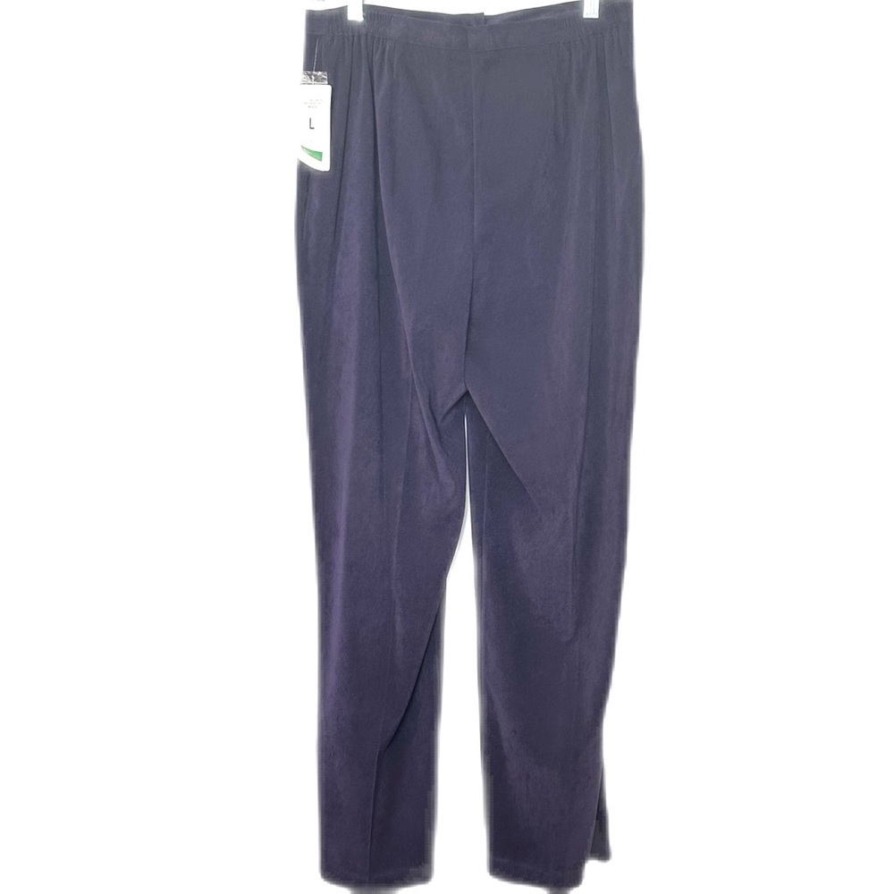 Women’s Notations Straight Leg Dress Pants Plum Size Large NWT